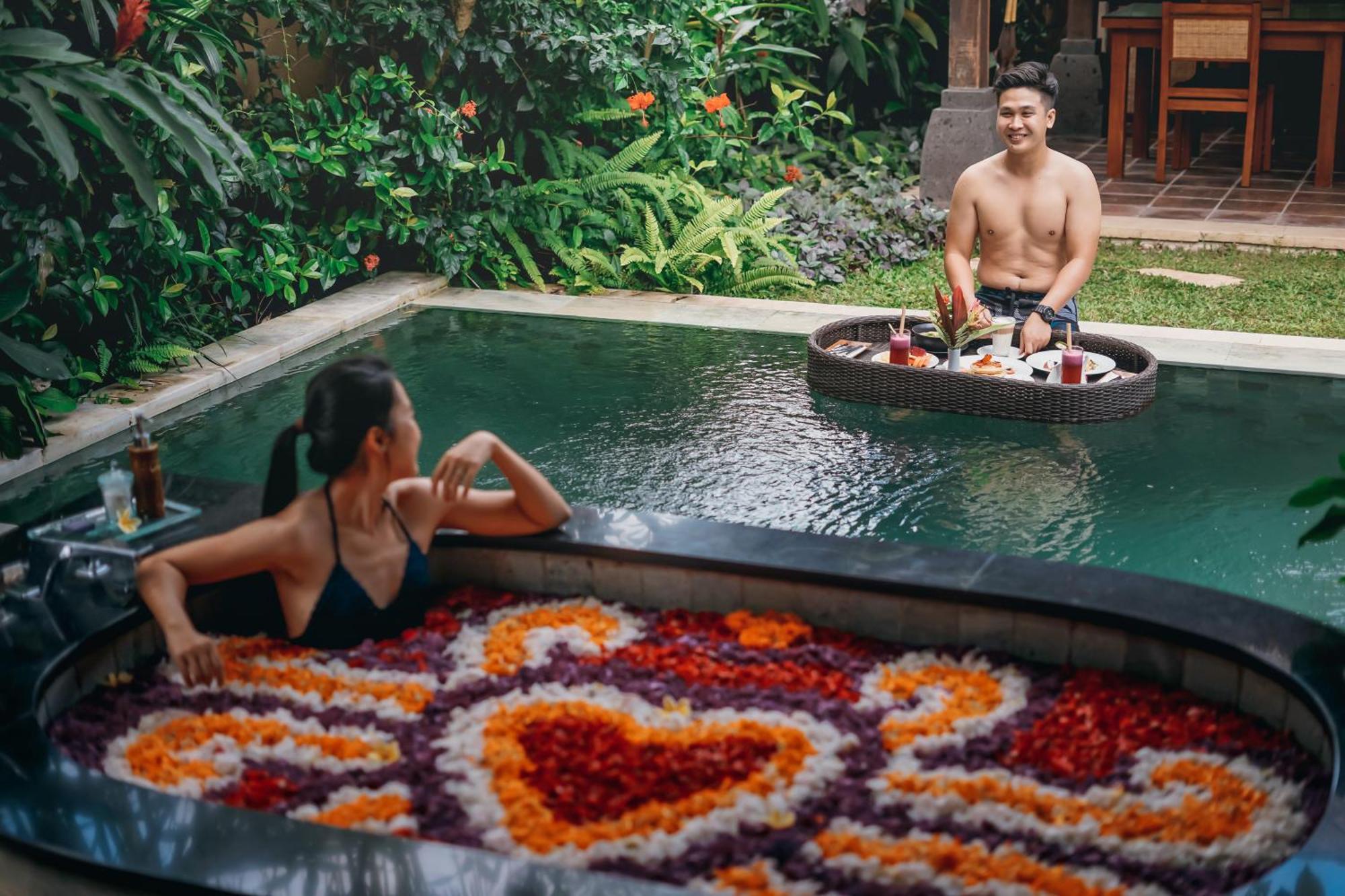 Ubud Nyuh Bali Resort & Spa Exteriér fotografie A spa in Bali, Indonesia
