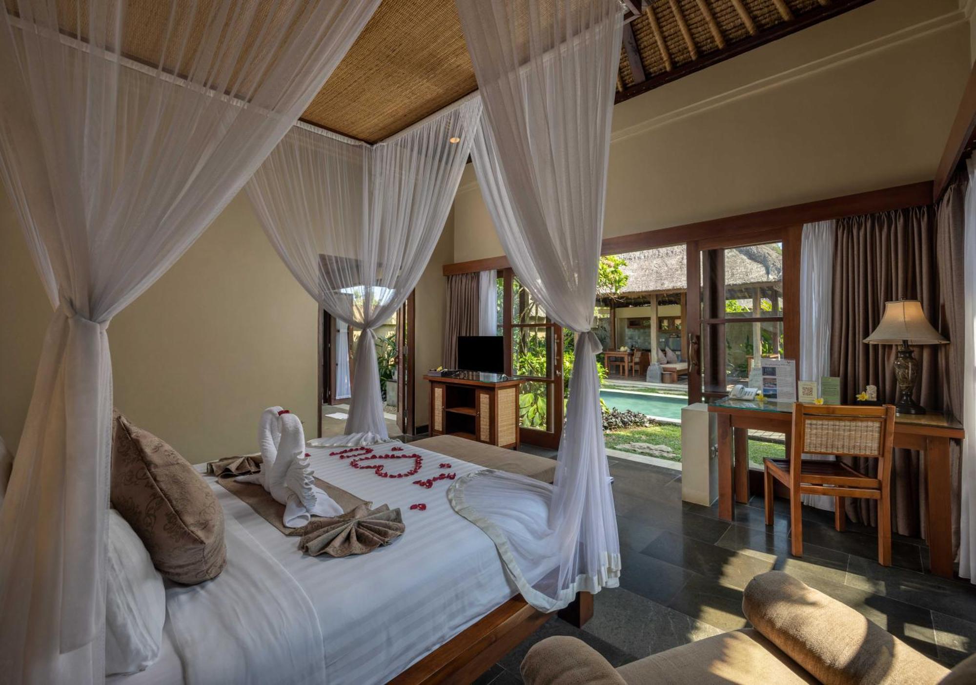 Ubud Nyuh Bali Resort & Spa Pokoj fotografie A bedroom at the resort